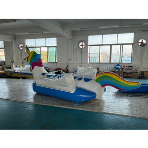 Tube remorquable de cavalier gonflable commercial pour la <span class=keywords><strong>bouée</strong></span> de corde de remorquage de sport passionnant d'été de canotage pour le tube remorquable - Product Image 4