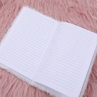 Carnet à spirales A5 en peluche licorne avec papier 80g, journal secret imprimé pour filles, pour écrire, dessiner, cadeau, 80 feuilles