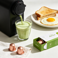 Heetverkopende Ceremoniële Pure Matcha Latte Capsules voor Espressomachines, compatibel met Nespresso Pods, afslankthee, bulkverpakking