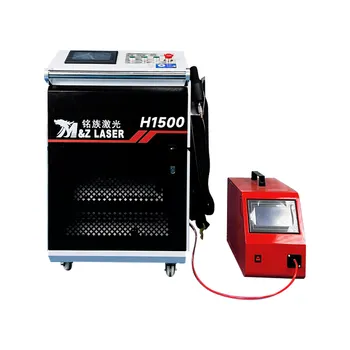 3 in 1 steel aluminum 1500W fiber optic laser welding and cutting machine for steel