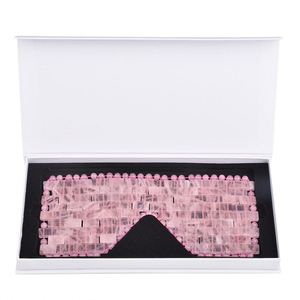 Care Natural Crystal Stone Blinder Quartz <b>Sleep</b> Jade Gem Blindfold Ice Beauty Tool Roller Eye <b>Mask</b> - Product Image 1