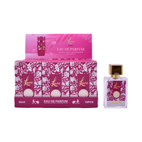 Parfum Arab Lat Lara 30ml Botol Mini Persegi Cairan Ramah Lingkungan Ukuran Perjalanan Portabel Aroma Arab Tahan Lama