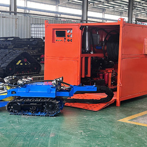 Robot de Limpieza de Lodos Eléctrico para Redes de Tuberías Subterráneas, Limpieza de Tanques de Aguas Residuales, Bomba Pequeña de Accionamiento Remoto - Product Image 6