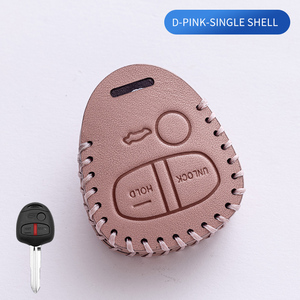 Bao Da Móc Chìa Khóa Từ Xa <span class=keywords><strong>2</strong></span> Nút Cho Mitsubishi Lancer EX Evolution Grandis Outlander Vỏ Bọc Chìa Khóa Xe Hơi Vỏ Bọc Fob - Product Image 2