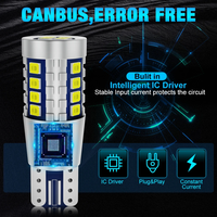 Bombilla LED para Auto 12V T10 W5W 194 168 Canbus 2016 20SMD, Luz de Posición, Interior, Mapa, Techo, 6000K, Sin Errores