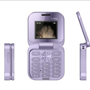 I17 Telefono <span class=keywords><strong>Cellulare</strong></span> Professionale Pieghevole Compatto con Registrazione Automatica delle <span class=keywords><strong>Chiamate</strong></span>, Composizione Rapida, Radio FM, Mini Telefono a Conchiglia con Cover - Product Image 3