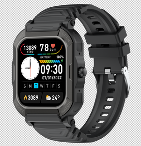Reloj Inteligente Deportivo Resistente para Hombre DF H30O, para Actividades al Aire Libre, Resistente al Agua IP68, Pantalla Táctil Completa, Monitor de Ritmo Cardíaco y Sueño - Product Image 3