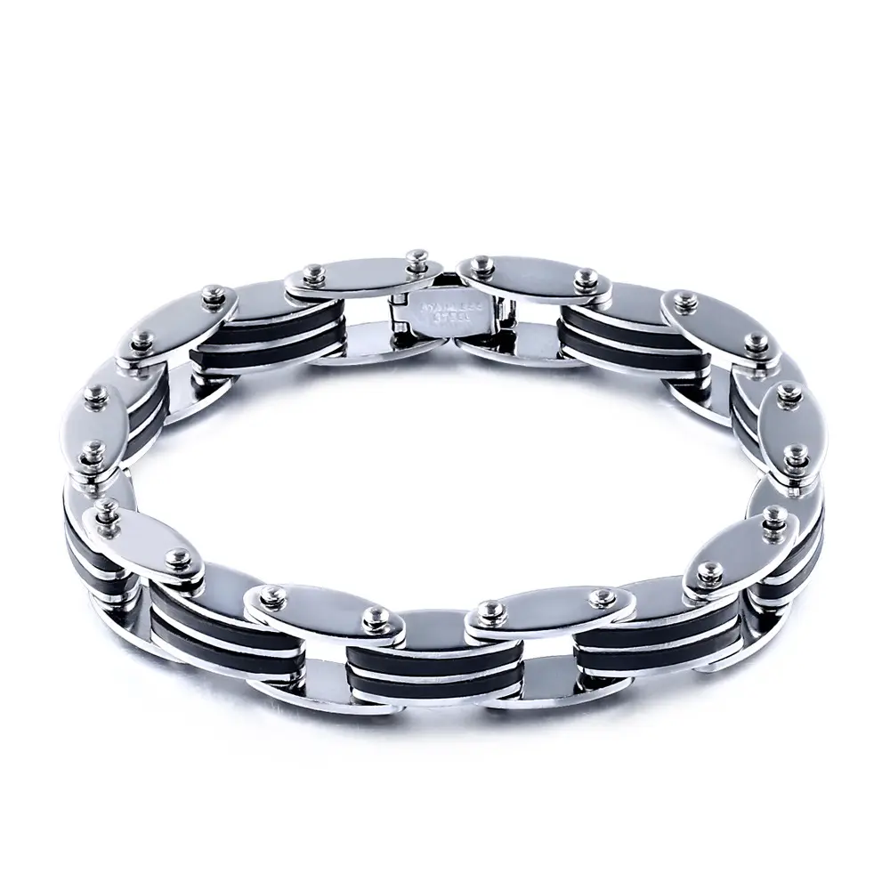 Heren Mode Sieraden Dames Accessoires Rvs Armband Sieraden Gladde Self-Chain Armband
