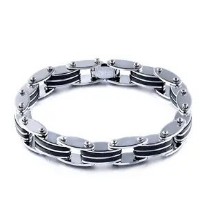 Men's Fashion Jewelry Ladies Accessories Stainless Steel Bracelet Jewelry Smooth Self-Chain Manufactured Bracelet