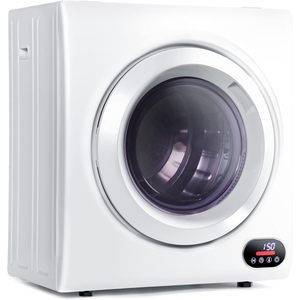 Secadora de Ropa Compacta Euhomy de 3.5 Pies Cúbicos, Carga Frontal, Acero Inoxidable, con Panel de Control LCD - Product Image 1