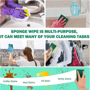 SPIFIT Éponge Nettoyante Écologique en Mélaminé pour Vaisselle, Emballée Individuellement, Outil de Nettoyage Gonflable pour Cuisine et Salle de Bain, Livraison Gratuite - Product Image 3