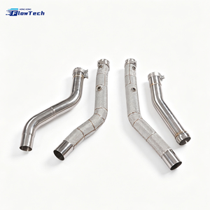 ชุดท่อลง FlowTech SS304 ประสิทธิภาพสูงสำหรับ Mercedes-Benz ML63 W167 5.5T V8 ราคาโรงงาน - Product Image 1