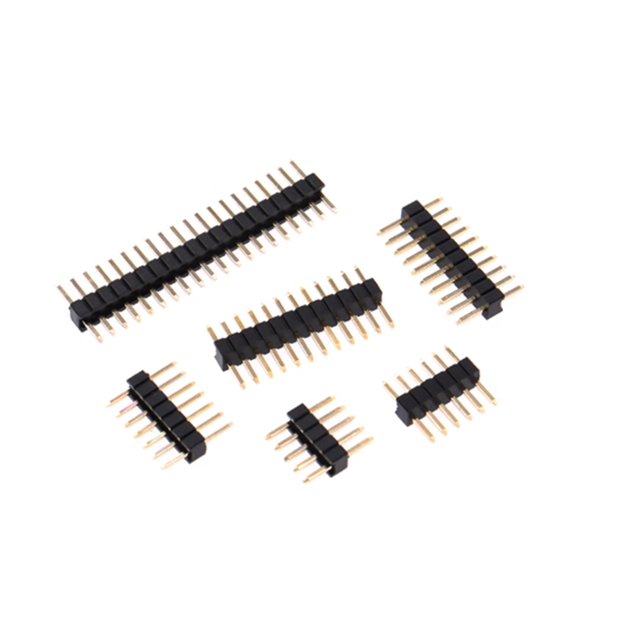 Single Row Pin Pitch 1.27mm Straight Plug Pin Socket 1*2/3/4/5/6/8/10/12-40/50P Gold-plated