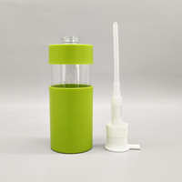 Nouvelle conception, bouteille vide de 500 ml, bouteille en PET, emballage en plastique, bouteille pour liquide lavant pour les mains, échantillon gratuit