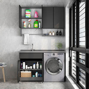 Espace aluminium tambour <span class=keywords><strong>machine</strong></span> <span class=keywords><strong>à</strong></span> <span class=keywords><strong>laver</strong></span> intégré armoire balcon compagnon <span class=keywords><strong>salle</strong></span> <span class=keywords><strong>de</strong></span> <span class=keywords><strong>bain</strong></span> avec bac <span class=keywords><strong>à</strong></span> linge lavabo planche <span class=keywords><strong>à</strong></span> <span class=keywords><strong>laver</strong></span> - Product Image 2