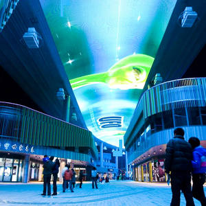 ฟิล์มกาวติดผนัง 3 มิติ โปร่งใส สำหรับจอ LED โฆษณากลางแจ้ง - Product Image 1