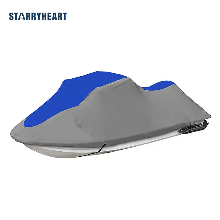 غطاء قارب التزلج النفاث على شكل قلب ناري قابل للتنفس غطاء Waverunner Jetski غطاء Pwc مقاوم للماء