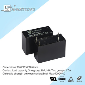 Relais de puissance électromagnétique miniature 24V 10A Type de carte PCB ouverte normale relais de Protection scellés à courant de commutation haute puissance 20A - Product Image 3