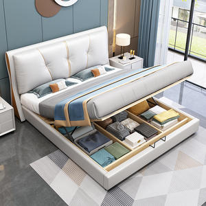 Lit de Rangement Convertible en Chêne Blanc de Haute Qualité, Style Moderne et Classique, pour Enfants, Meuble de <span class=keywords><strong>Chambre</strong></span> Doux pour Garçons Yfj - Product Image 2