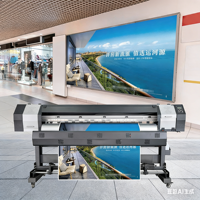 Imprimante grand format à solvant écologique haute vitesse 6 pieds avec têtes d'impression XP600/DX5/i3200 pour bannières