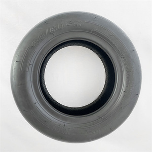 Pneus pleins 80/60-5 pour roues avant de chariots, voitures d'équilibre en caoutchouc et karts - Product Image 2