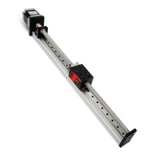 High precision G1610 ball screw aluminium roller shutter guide rail with integrated stepper motor