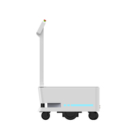 Robot logistique autonome AGV AMR, charge utile de 100 kg, navigation double LIDAR, évitement automatique d'obstacles, accès aux ascenseurs, multilingue
