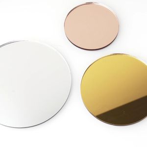 Tùy Chỉnh Cắt Để Kích Thước <span class=keywords><strong>Laser</strong></span> Cắt Vòng Rose Gold Gương Acrylic Frosted Acrylic Vòng Đĩa - Product Image 2