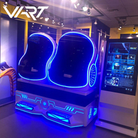 Cinéma VR, meilleures ventes, VART, 2 sièges, chaise VR 9D, simulateur d'œuf 9D, jeu de cinéma, chaise VR en forme d'œuf