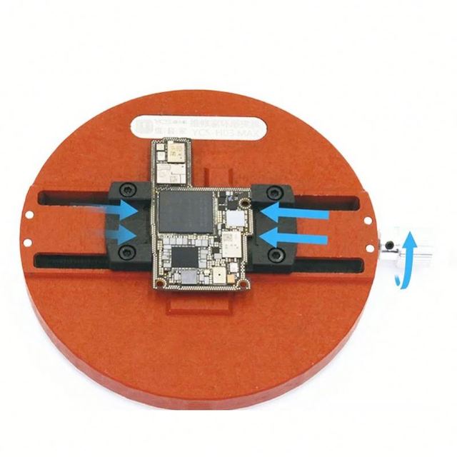YCS-H03 Max Universal Circular Fixture Phone Motherboard Soldering BGA CPU IC Chip Mini Glue Tin Removal Repair Clamp Tool
