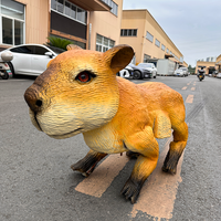 Modèle de dinosaure, capybara ou chien robotique animatronique électrique en métal pour enfants, pour intérieur, aéroport et parc d'attractions