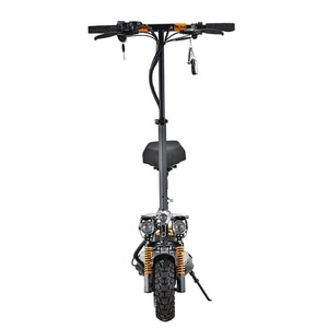 New Luminous Electric Scooter 48V with Acrylic Luminous <b>Tail</b> Wing 10 Inch Fat Tire 500W Electric Folding Scooter - Product Image 3