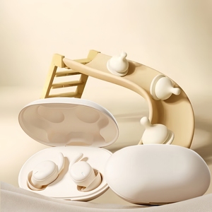Auricolari Bluetooth con Cancellazione Attiva del Rumore, 13 <span class=keywords><strong>Ore</strong></span> di Autonomia, 7mm Ultra Sottili, per Dormire su un Lato, con App - Product Image 5