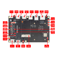Carte de développement AMLOGIC T972 PRO-BOX-T972 avec entrée Rongpin, 2/4 Go de RAM, 32/64 Go de stockage, GPU Mali G51 MP2 pour projets et kits