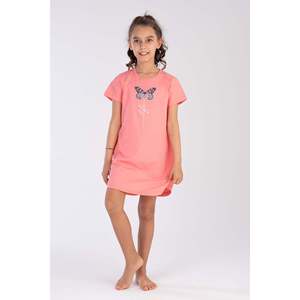 Girls' Oval Tunic Dress Short-Sleeve with Collar Size <b>Range</b> 3-4/9-10 - Product Image 3