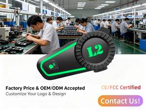 Intercomunicador Inalámbrico para <span class=keywords><strong>Casco</strong></span> de Motocicleta, Permite Escuchar Música, Alcance de 300m, Profesional - Product Image 6