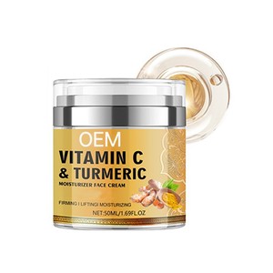 OEM Vitamin C Turmeric Moisturizer <b>Face</b> Cream 50Ml Anti-Wrinkle Firming Lifting - Product Image 1