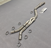 Tuyau intermédiaire simple en acier inoxydable de 102 mm, nouveau design en Z, pour BMW G87 M2 S58, pièces automobiles, protection inférieure