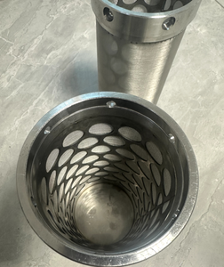 Cartucho de cilindro de filtro de malla tejida industrial Tubo de filtro de motor de bomba de metal perforado de acero inoxidable para industrial - Product Image 5