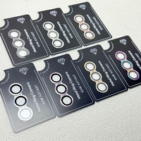 Protection d'objectif en métal facile à installer pour Samsung Galaxy A57 A37, film de protection d'objectif de caméra arrière en verre trempé anti-rayures