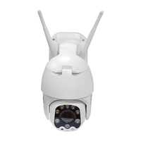 Wireless Security Camera 1080P HD PTZ Dome IP Outdoor Home CCTV Optical Zoom Night Vision CMOS SD Card Cloud Two-Way Audio