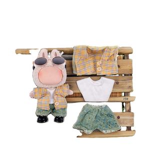 Vêtements pour poupées Blind Box en coton, matériau sûr, 17 cm, unisexe, pour jouets en peluche Macaron Have a Seat <span class=keywords><strong>Monster</strong></span>, tenue, robe, manteau, chapeau - Product Image 1