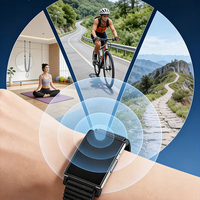 Pulsera Inteligente con Monitor de Actividad, Frecuencia Cardíaca, Oxígeno en Sangre, ECG, Más de 120 Modos de Ejercicio, Análisis del Sueño las 24 Horas, IP68