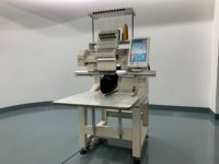Machine à broder commerciale YunFu à tête unique 2024, 12 à 15 aiguilles, machine à broder pour usage domestique