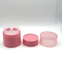Vente en gros de pots en plastique de haute qualité, verts, 50g, pots en plastique vides pour crème cosmétique, contenants pour crème éclaircissante