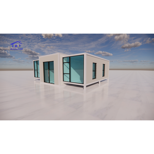 Maison conteneur extensible en acier durable 20FT 40FT, maison préfabriquée pliable, villa capsule modulaire mobile pour la vie de famille - Product Image 1