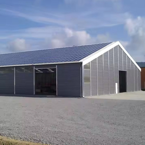 Taller Cobertizo barato de almacenamiento al aire libre hogar estructura de acero pasillo casa prefabricada envío gratis - Product Image 5