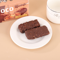 Tablette de chocolat noir amer LX avec morceaux de biscuits 200g**24 boîtes Prêt à consommer Origine Fujian