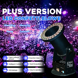 Máquina de confeti Led 1520W, iluminación de Color blanco, tirador de confeti, escenario de DJ, efecto especial, celebración de boda - Product Image 2