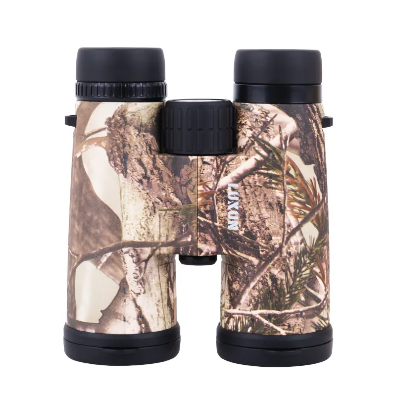 LUXUN Camouflage Green 12x42 Waterproof Binoculars and Anti Fog Promotional Telescope Binocular For Hiking Outdoor Sports